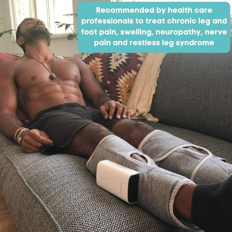 Masajeador de aire calentado para piernas