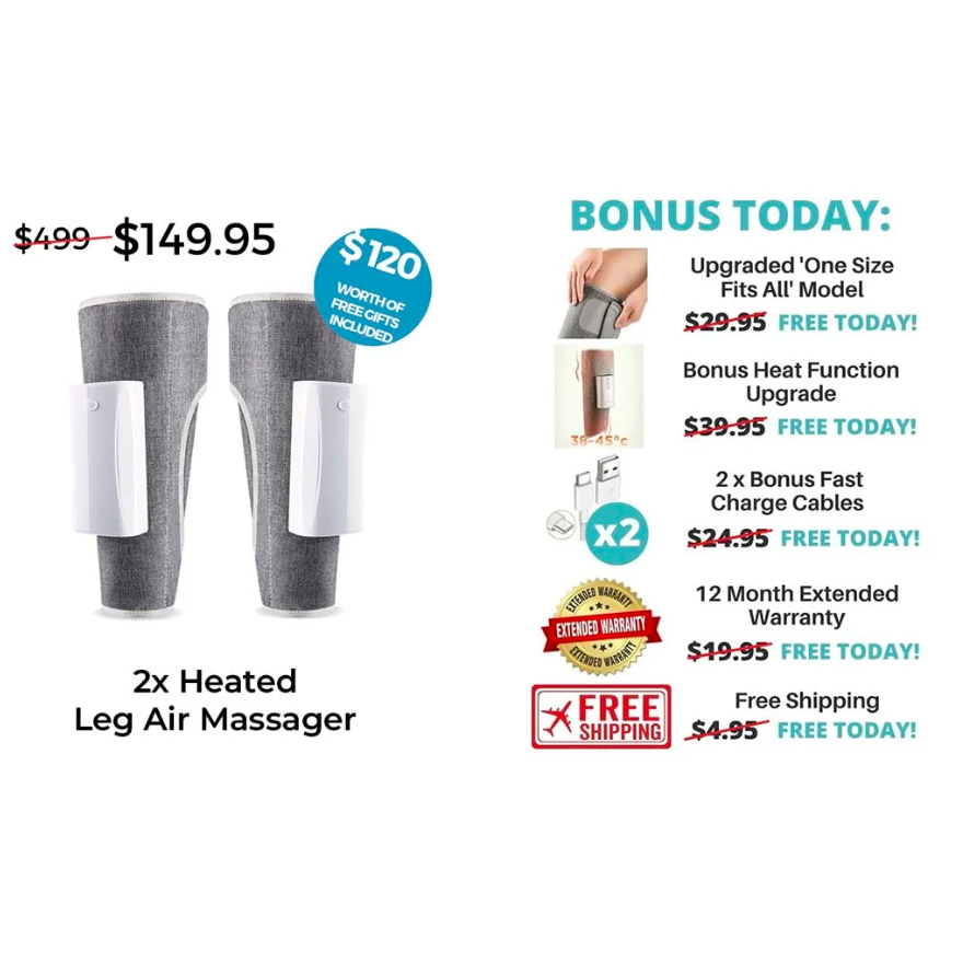 Heated Leg Air Massager