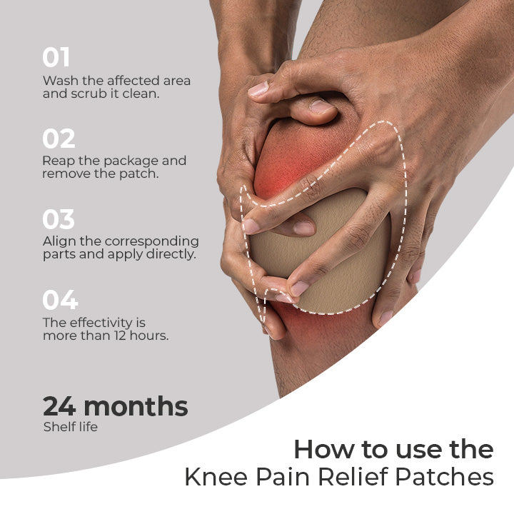 Parche de rodilla para aliviar el dolor